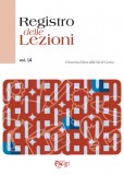 Registro delle lezioni · Vol. 14