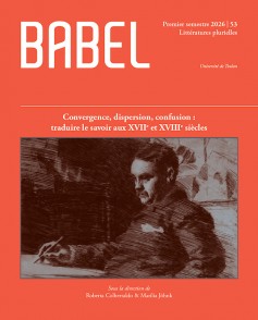 Babel · Littératures plurielles n.53