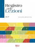 Registro delle lezioni · Vol. 17